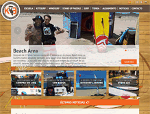 Tablet Screenshot of kiteexperience.com